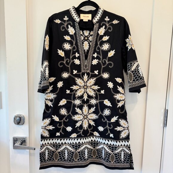 Figue Lynne Floral Embroidered Cotton Dress - Picture 7 of 9